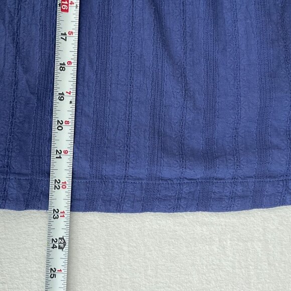 Marine Layer Catherine Faded Dahlia Tie-Shoulder Tank Top Cotton Blue Womens‎ XL - Picture 10 of 12